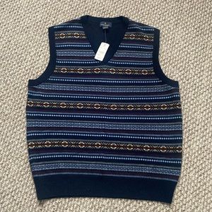 Brooks Brothers Merino Wool Sweater Vest NWT